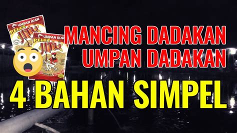 Budak Lembur Mancing Ikan Mas Dadakan Dengan Umpan Dadakan Youtube