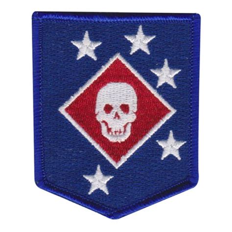 1st Marine Raider Battalion Blue Skull Patch 1st Marine Raider Battalion Patches