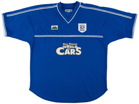 Cardiff City Home Football Shirt Sponsored By Sports Cafe