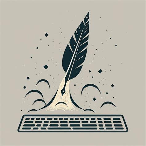 Ilustraci N Vectorial Teclado De Computadora Retro Y Pajarito