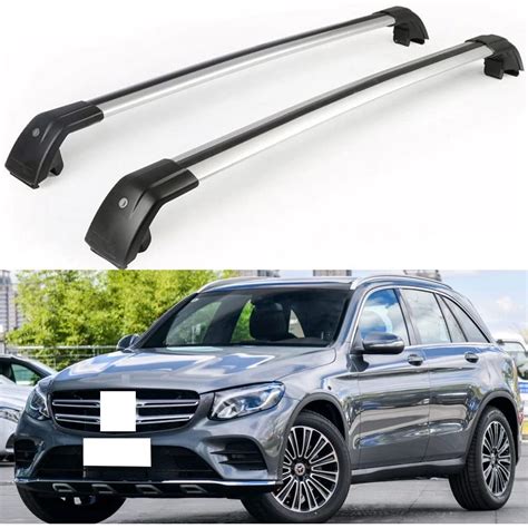 Buy Hckoa Aluminium Roof Rack Rail Bars For Mercedes Benz Glc X253 2016 2021 Car Roof Cross