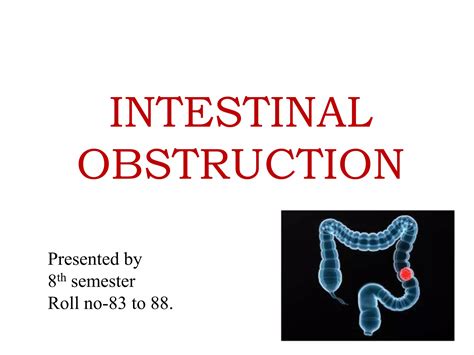 Introduction Of Intestinal Obstruction Pallavi Shekhar Medical College Kolkata Ppt