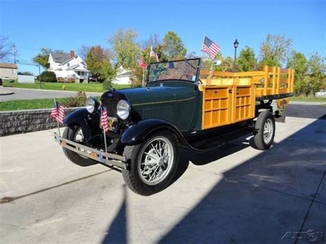 1928 Ford Model Aa Pick Up Stake Body And Dump Bed Beautiful Show