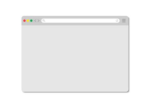 Ventana del navegador diseño moderno de la ventana del navegador