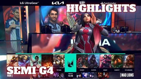 KOI Vs MAD Game 4 Highlights Semi Final LEC Winter 2023 Playoffs