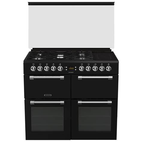 Leisure CC100F521K 100cm Wide Chefmaster Duel Fuel Range Cooker In Black