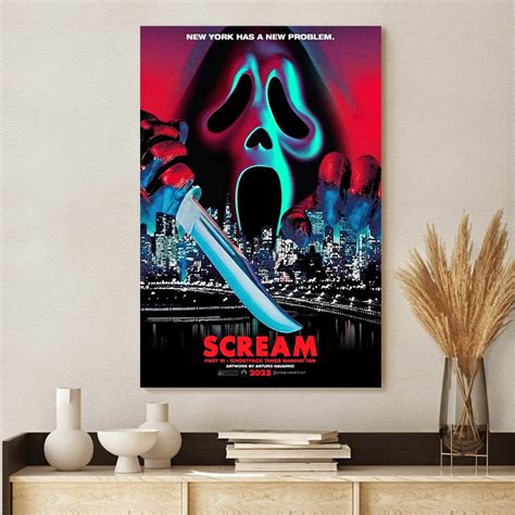 Scream Vi Ghostface Takes Manhattan Poster Canvas Musicdope S