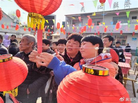 平乡县北柴村“欢乐猜灯谜 喜迎元宵节