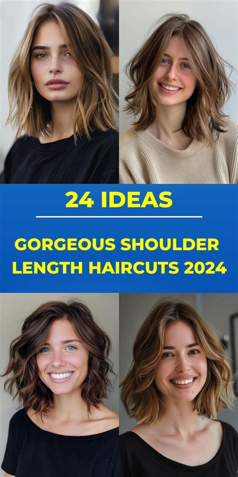 24 Trendy Shoulder Length Haircuts In 2024 In 2024 Shoulder Length