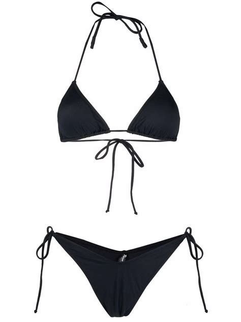 Reina Olga Susan Sliding Triangle Bikini In White Lyst