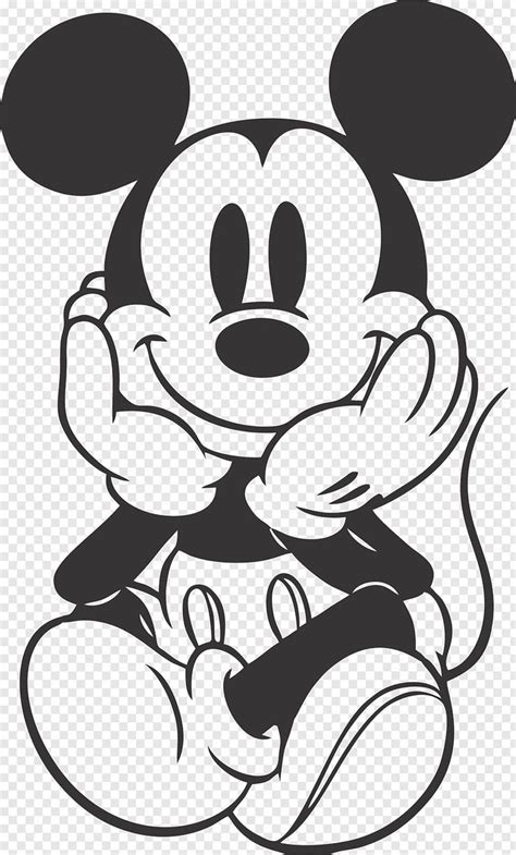 Mickey Mouse Clubhouse Black And White Clipart