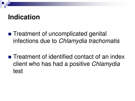 Ppt Supply Of Azithromycin For Chlamydia Trachomatis Community