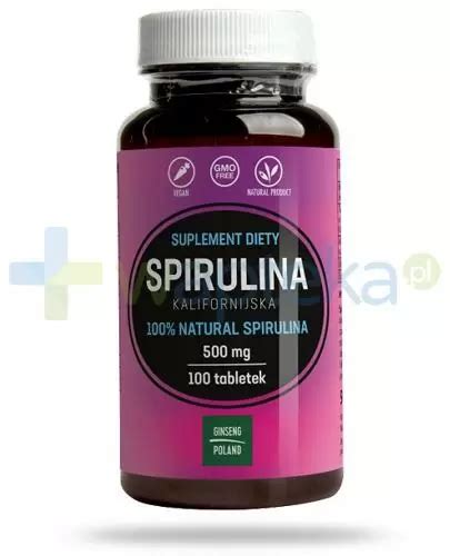 Ginseng Spirulina Kalifornijska Mg Tabletek Cena Opinie