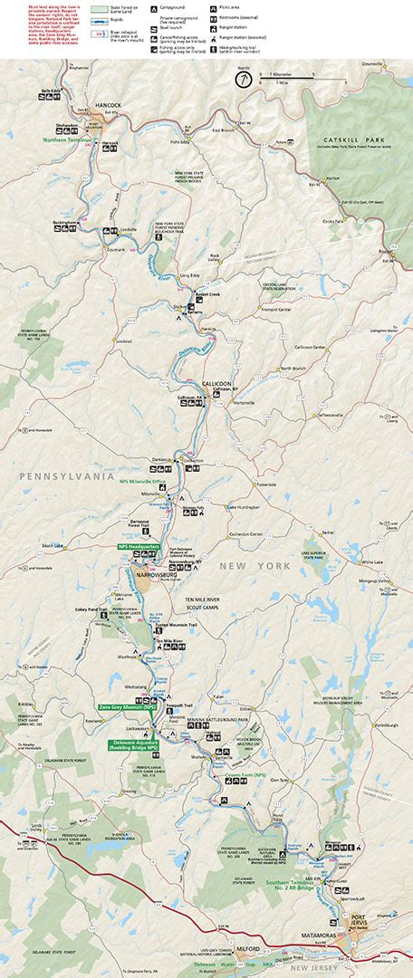 Upper Delaware Scenic and Recreational River | PARK MAP