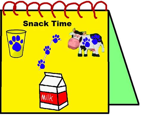 Blue's Clues Snack Chart