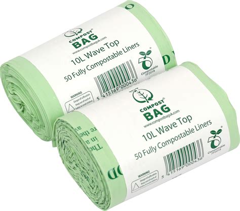 All Green X L Compostable Caddy Liners Litre Degradable