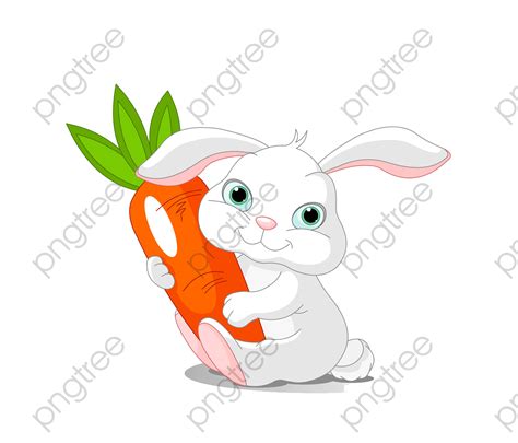 Rabbit Eating Carrot Drawing at PaintingValley.com | Explore collection ...