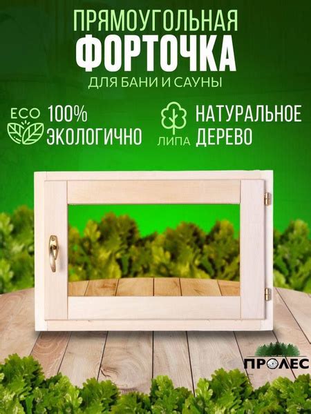 Форточка "ПроЛес" 60х40 для бани - купить в интернет-магазине OZON по ...