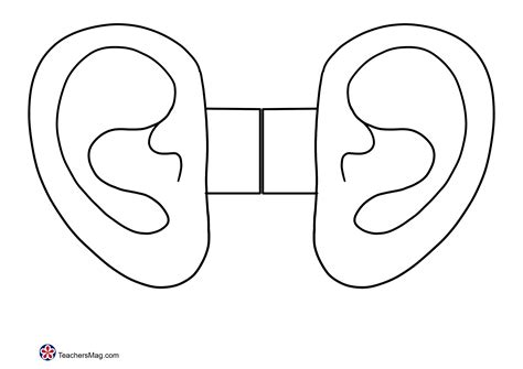 Template Of Ears Printable Computer Tools