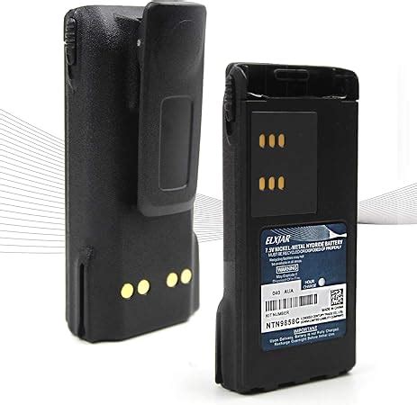 Amazon Elxjar Pack V Mah Ni Mh Two Way Radio Battery