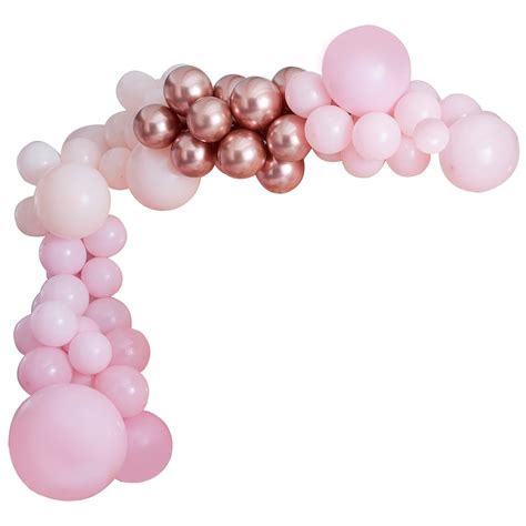 Pink And Rose Gold Balloon Arch Kit Balloon Arch Kit Rose Etsy