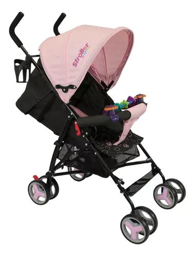 Carriola De Bast N Plegable Para Beb Kool Baby Car Color Rosa