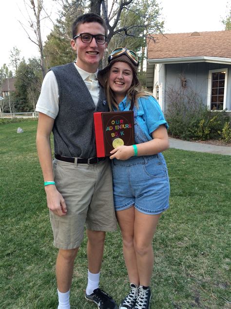 Up Carl And Ellie Costume Adventure Book Couple Halloween Costumes