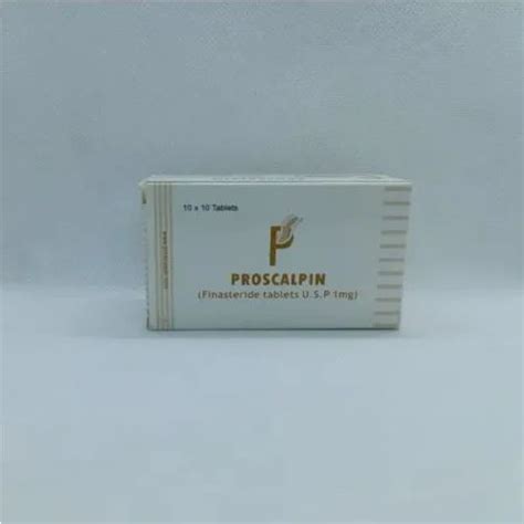 Proscalpin Finasteride Tablets For Hairfall Control Packaging Size