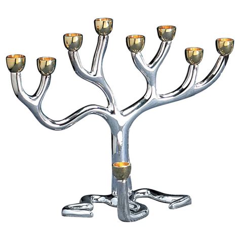 Menorah Judaica Large Tree Of Life Menorah