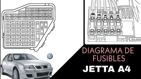 Diagrama Electrico De Luces Jetta A Diagrama De Fusibles Je