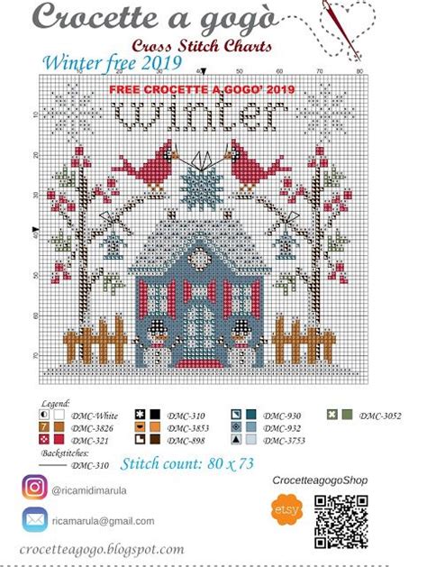 Crocette A Gog Nuovo Cross Stitch Pattern Free Regalino D