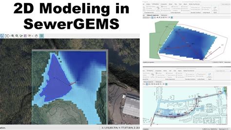 2D Modeling in OpenFlows SewerGEMS and CivilStorm - YouTube