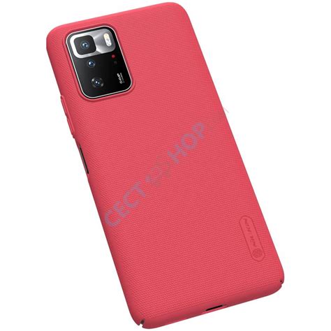 Xiaomi Redmi Note 10 Pro 5G Nillkin Frosted Schutzhülle (CN) (Rot)