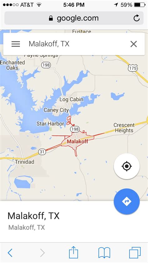 Malakoff Texas | Map, City, Map screenshot