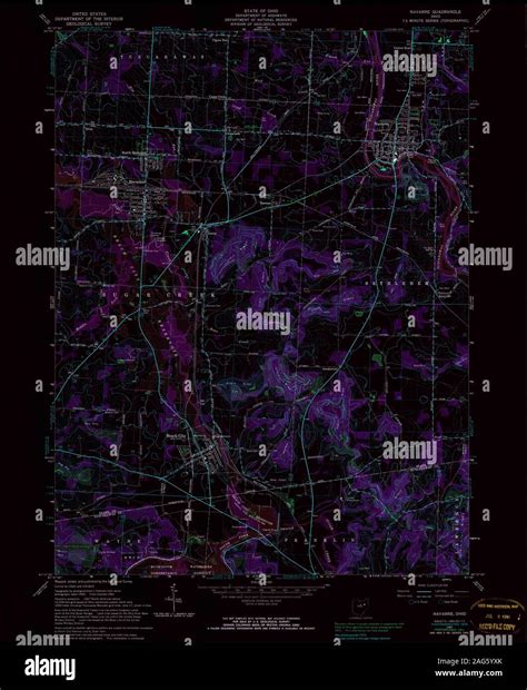 Map of navarre ohio hi-res stock photography and images - Alamy