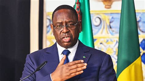 Senegals President Macky Sall Says He Wont Stand For A Third Term