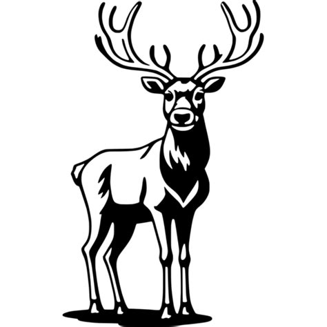 Elegant Reindeer Svg For Creative Projects Svgcollections