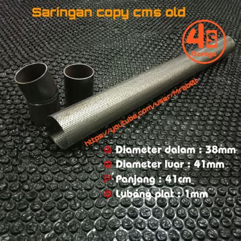 Jual Pipa Saringan Knalpot Copy Cms Old Mm Vario Pcx Adv Nmax Inlet