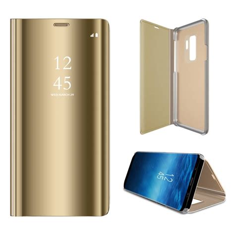 Goud Bookcase Hoesje Samsung Galaxy S Plus Telefoonhoesjestore Nl