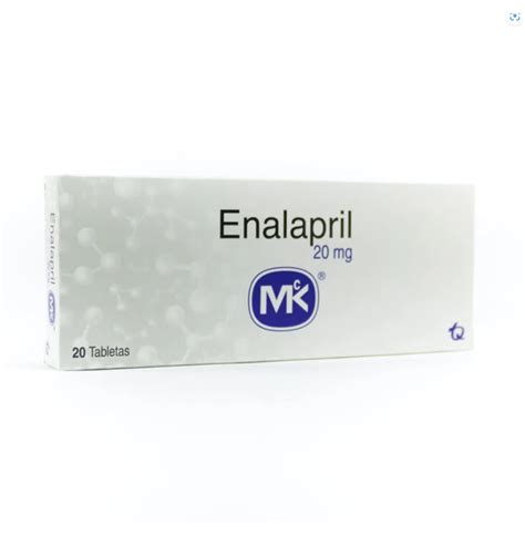 Enalapril Anglopharma 20 Mg X 10 Tabletas