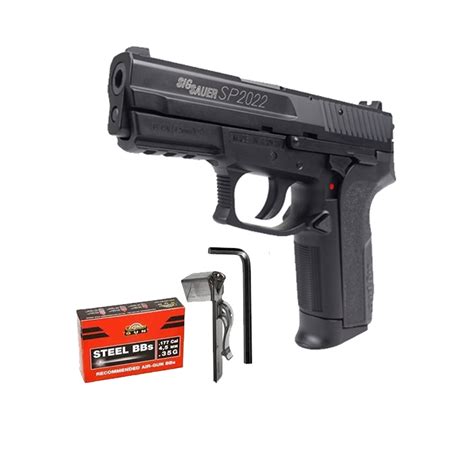 Pistola De Pressão Sig Sauer Sp2022 Slide Metal 4 5mm Co2 Cybergun Combat