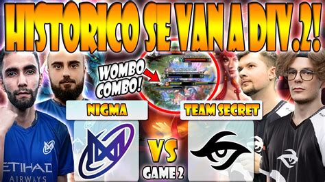 NIGMA VS TEAM SECRET BO3 GAME 2 SUMAIL ATF VS RESOLUT1ON DPC WEU