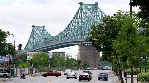 Circulation Automobile Montr Al Abords Du Pont Jacques Cartier De