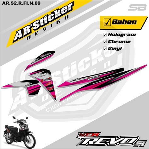 Jual Revo Sticker Striping Revo Fi New Stiker Motor Revo Fit Injeksi