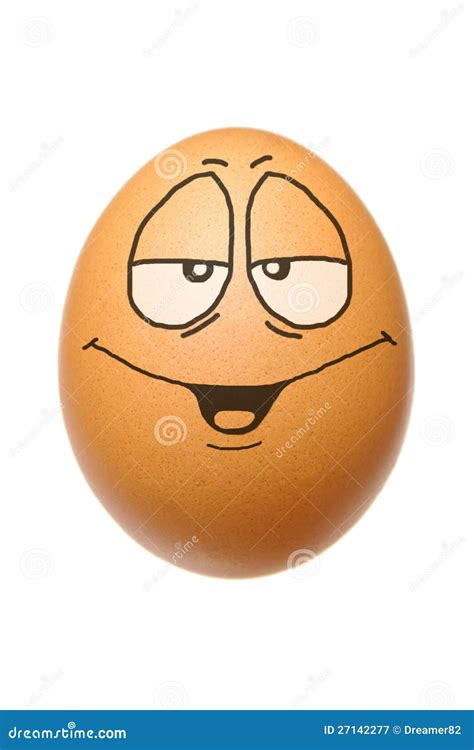 Egg With Happy Face Royalty Free Stock Photography Image 27142277