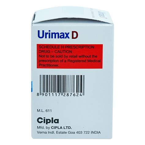 Urimax D Tablet Uses Side Effects Price Apollo Pharmacy