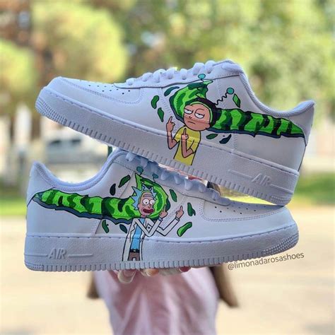 Rick And Morty Air Force Custom Cute Nike Shoes Swag Shoes Custom