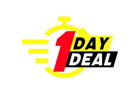 One Day Deal Signs Big Super Sale Special Offer Clearance Online