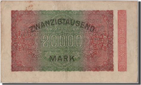 Germany Mark Banknote Vf Ma Shops