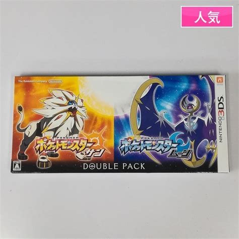 【やや傷や汚れあり】gy184x 動作品 ニンテンドー 3ds ソフト ポケットモンスター サン ムーン ダブルパック ゲーム Xの